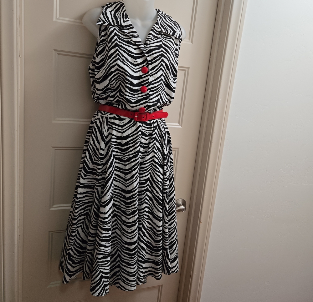 Bernie Dexter Zebra Kelly Dress